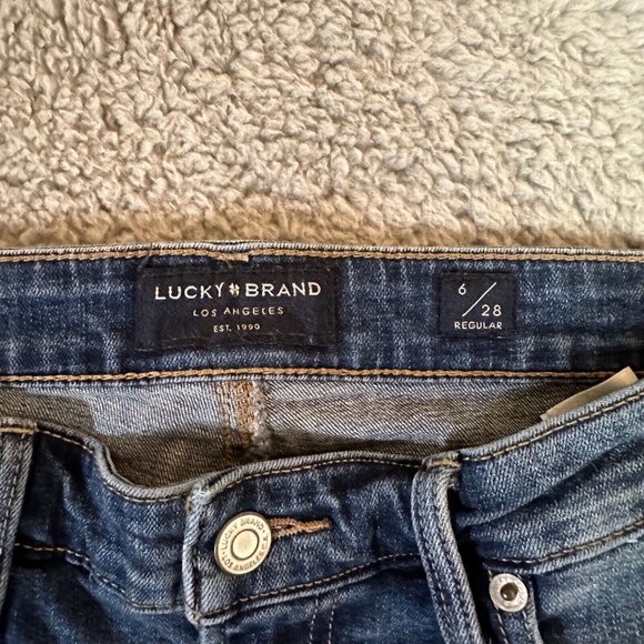 Lucky Brand Sweet Boot Womens Jeans Blue Size 6 28 Regular Stretch Pockets - Picture 5 of 5